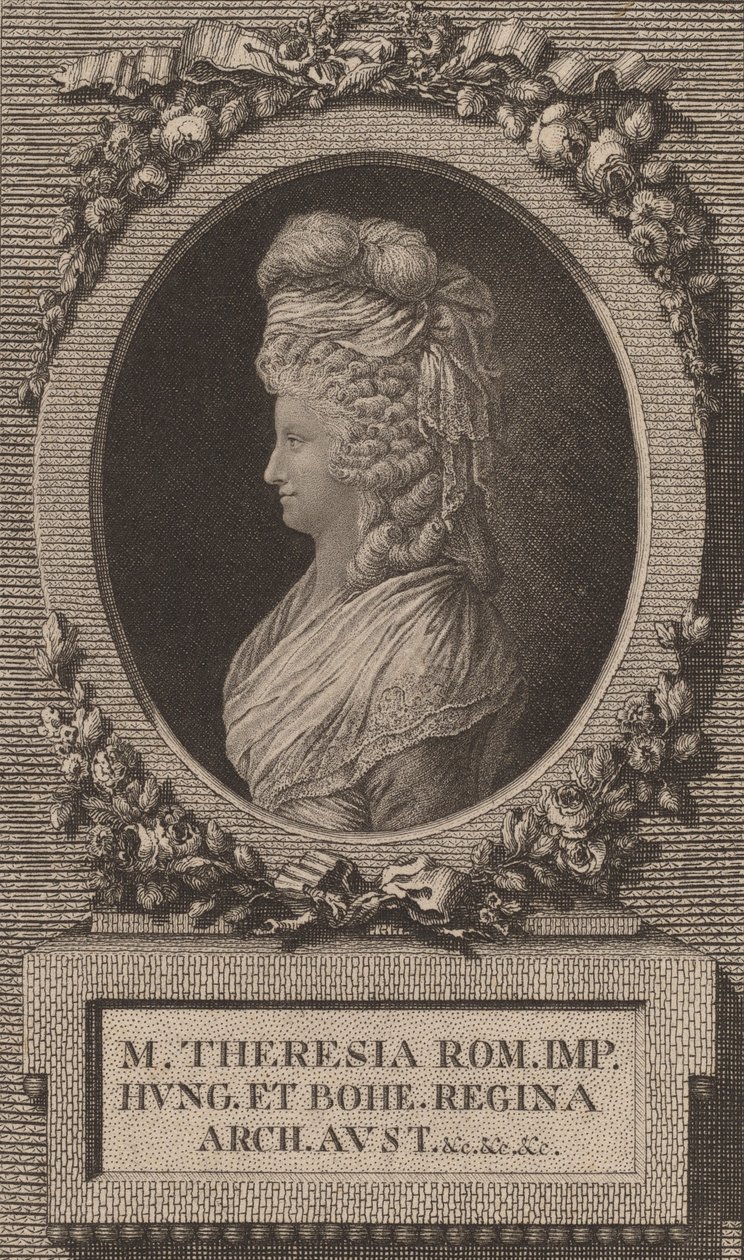 Marie-Thérèse, a római szent császárné. alkotó: Jacob Adam