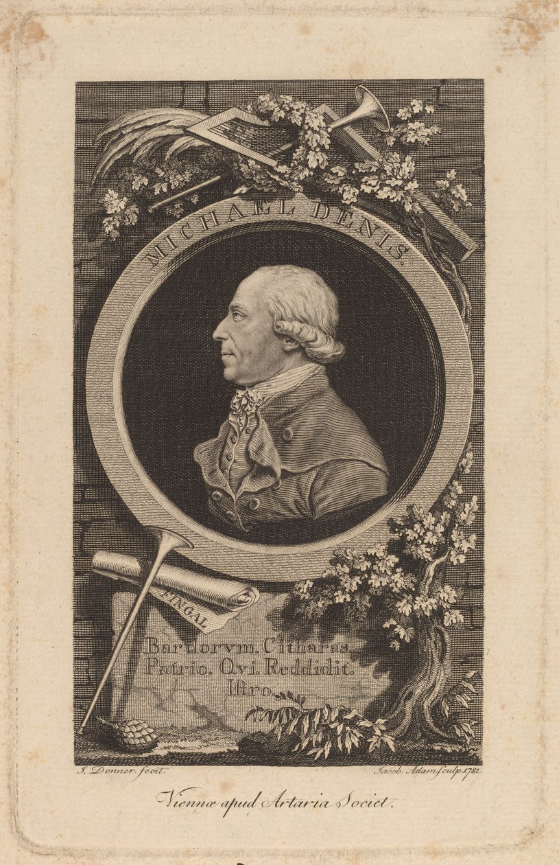Johann-Michael Denis alkotó: Jacob Adam after Johann Donner