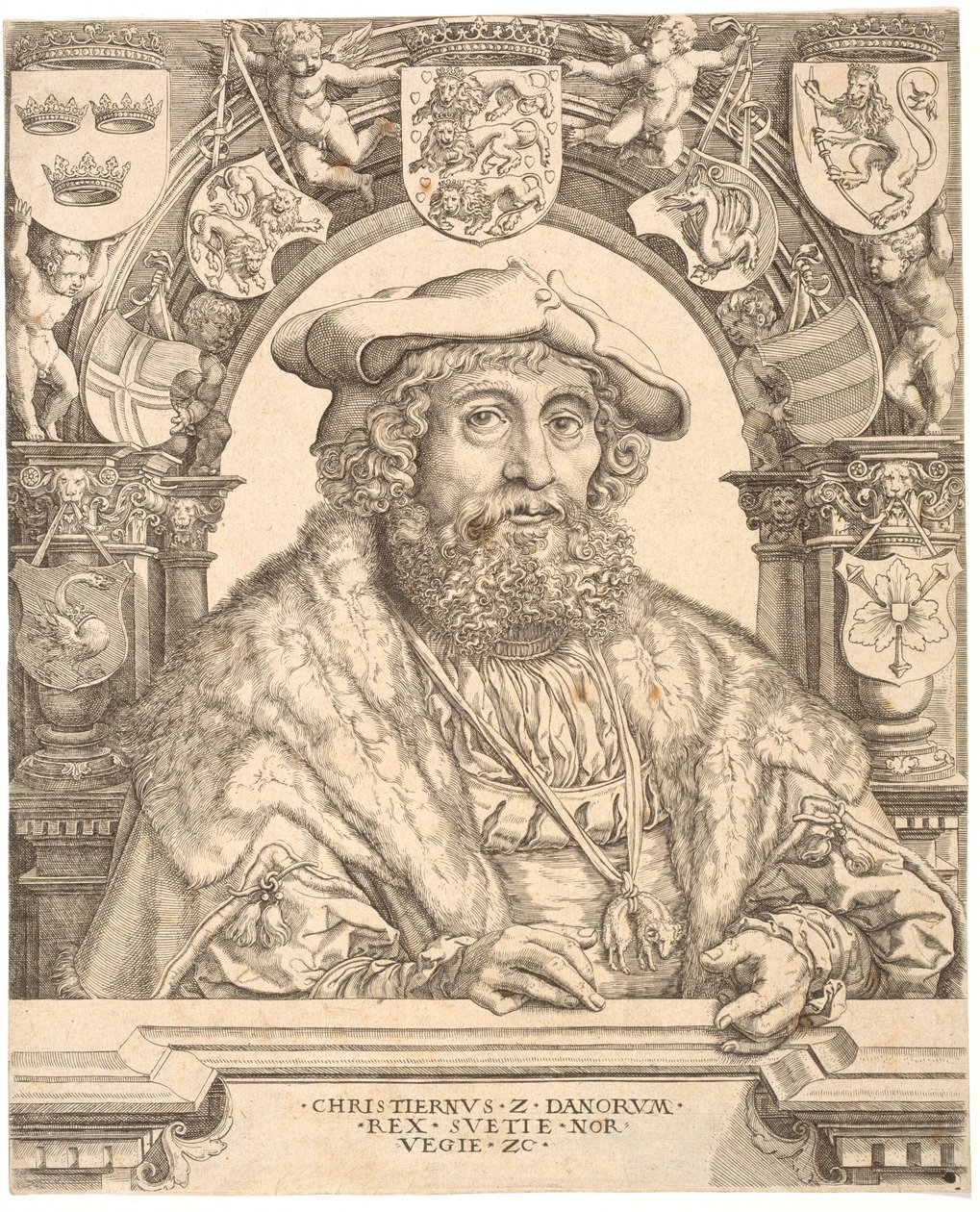 Christian dán király II alkotó: Jacob Binck