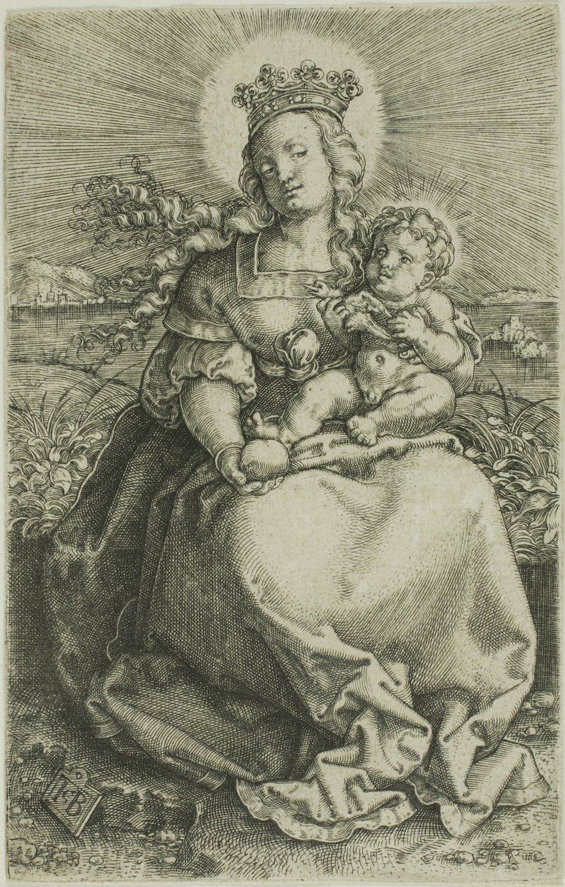 Szűz a füves parton alkotó: Jacob Binck