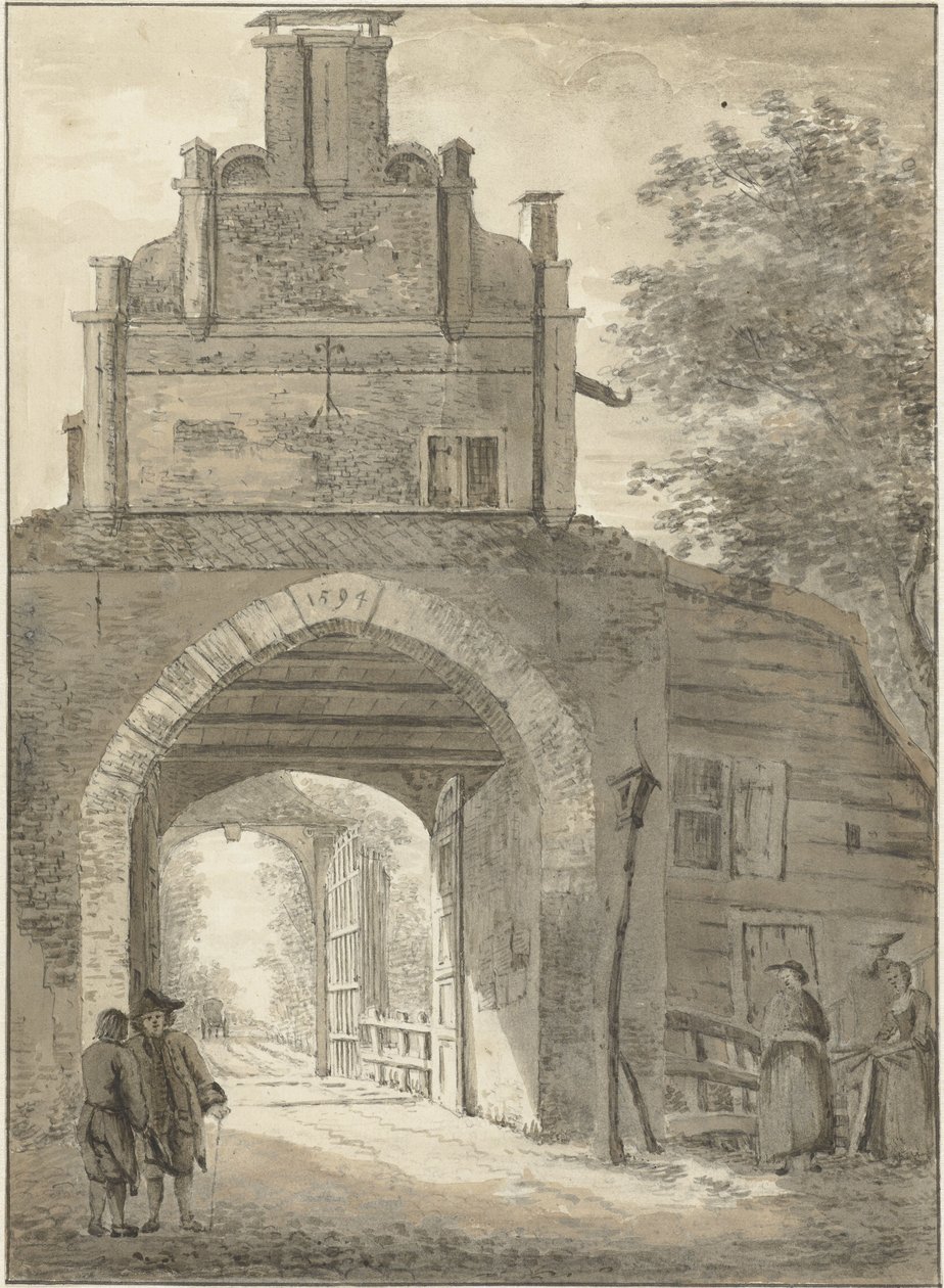 Edammerpoort Purmerendben alkotó: Jacob  Cats