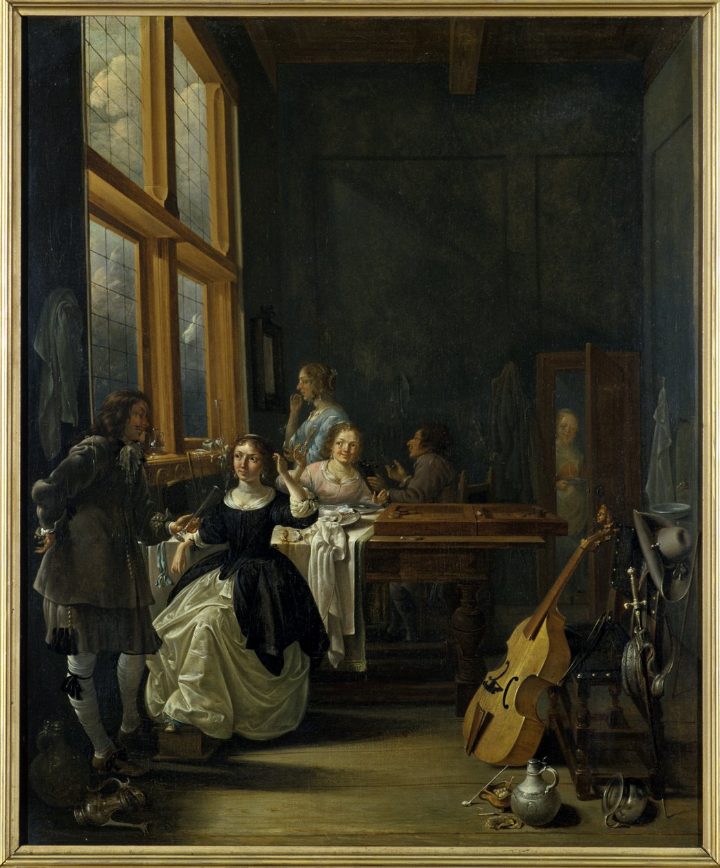 Reggeli után, 1601-50 alkotó: Jacob Duck