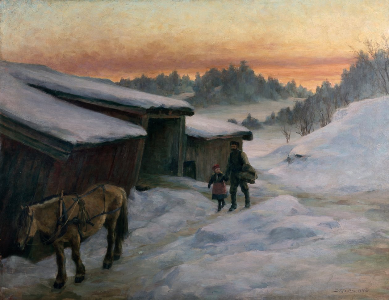 Egy Lysaker melletti farmról alkotó: Jacob Gloersen