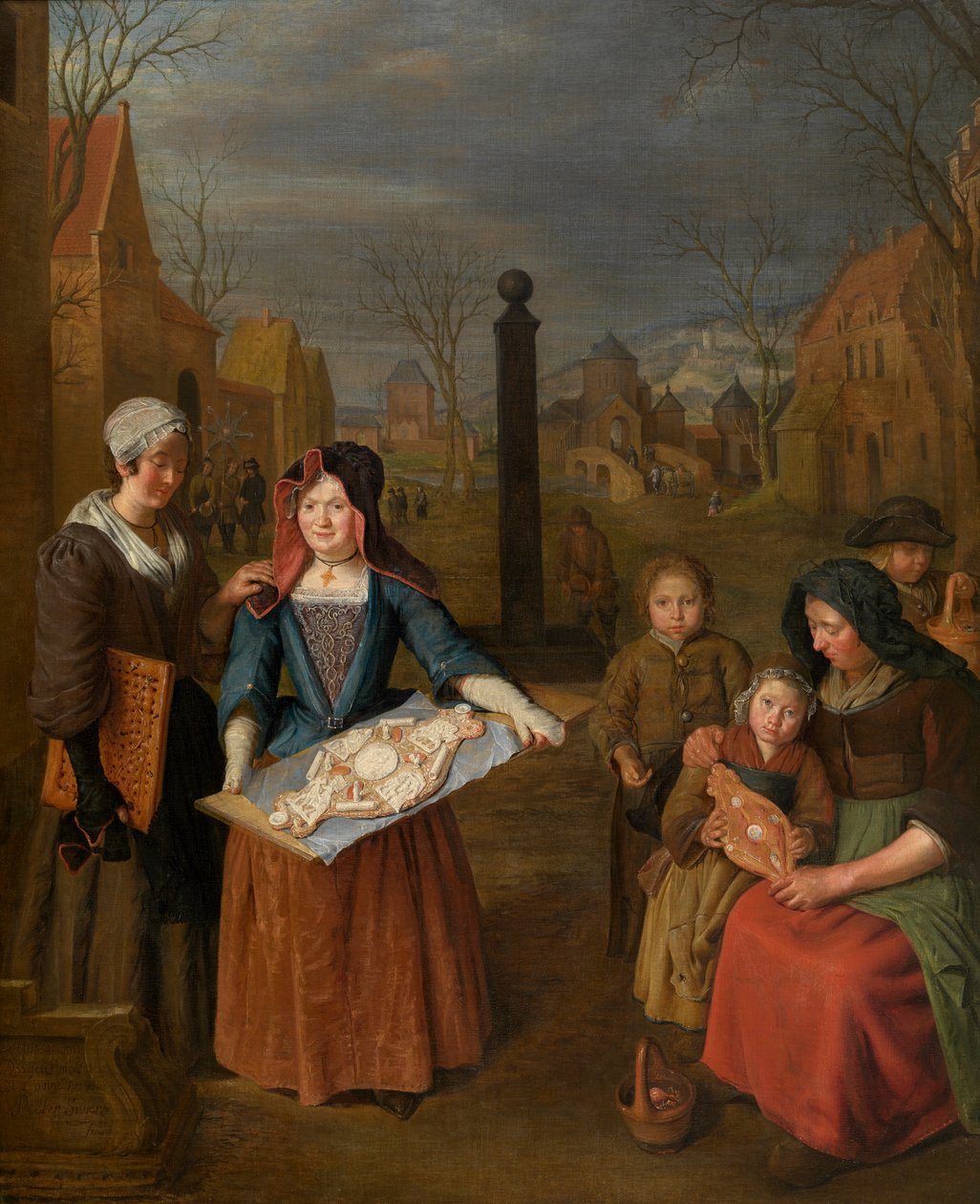 Vízöntő (olaj, vászon) alkotó: Jacob Jordaens
