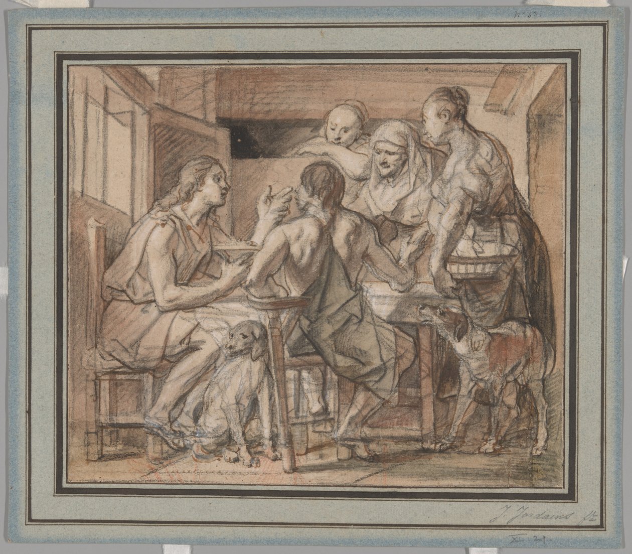 Jákob és Ézsau alkotó: Jacob Jordaens