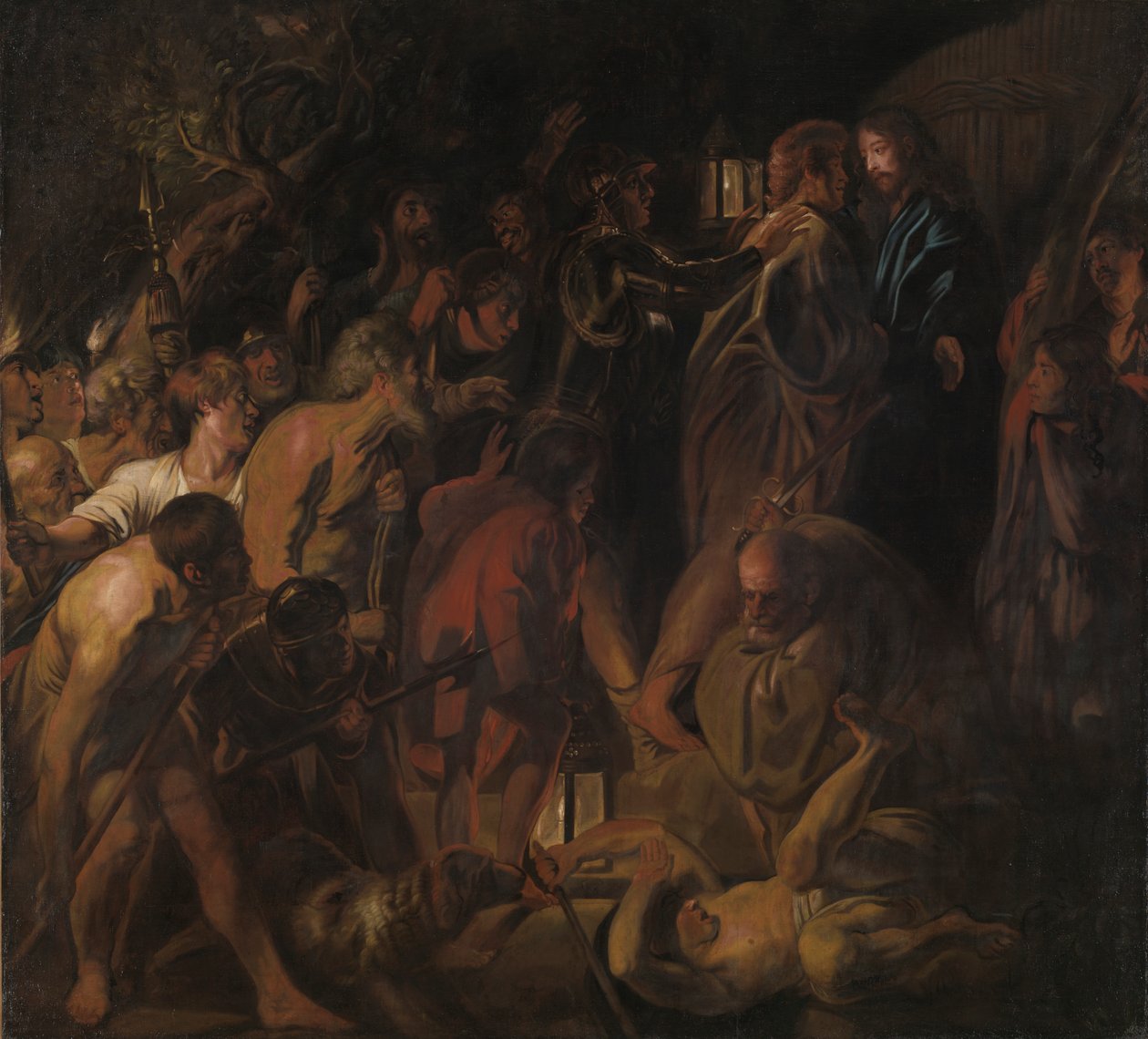 Krisztus árulása alkotó: Jacob Jordaens