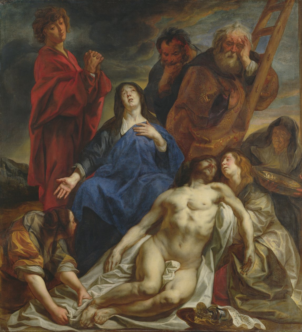 The Lamentation, 1650 körül alkotó: Jacob Jordaens
