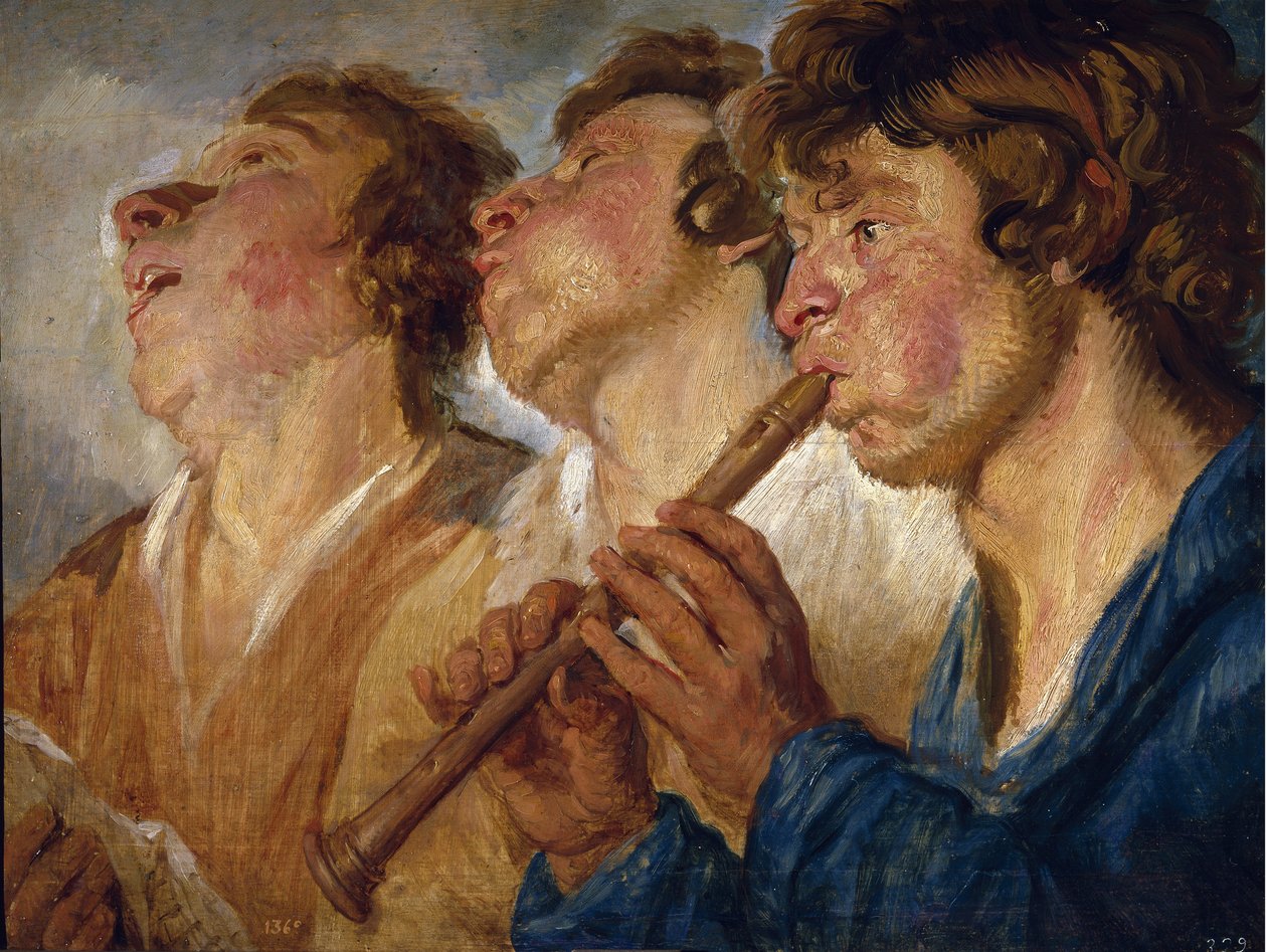 Három Busker alkotó: Jacob Jordaens