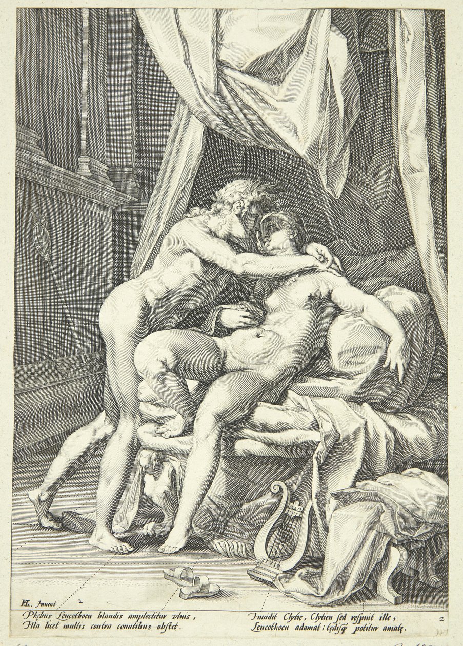 Apollo és Lefkothea alkotó: Jacob Matham