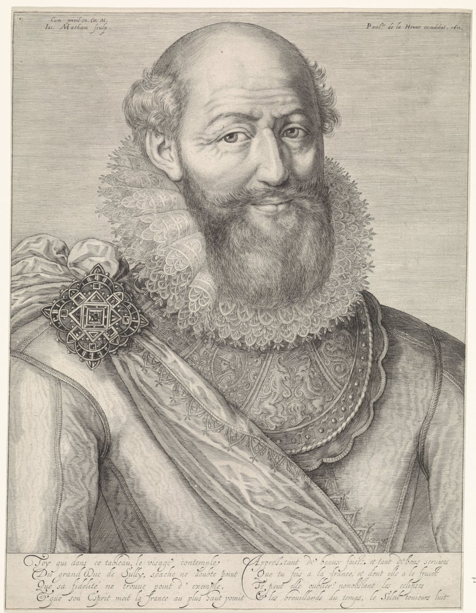 Maximilien de Béthune portréja alkotó: Jacob Matham
