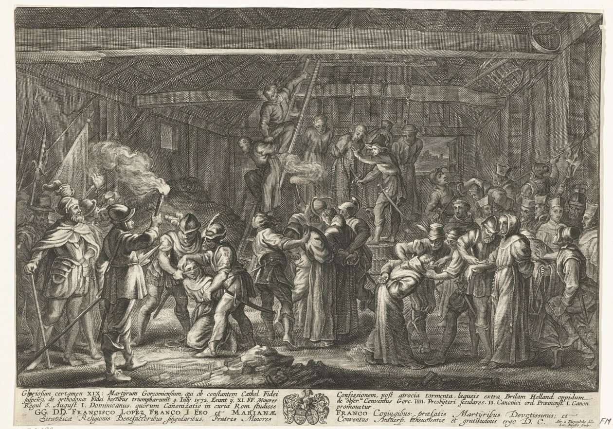 Gorkum vértanúi, 1572 alkotó: Jacob Neefs