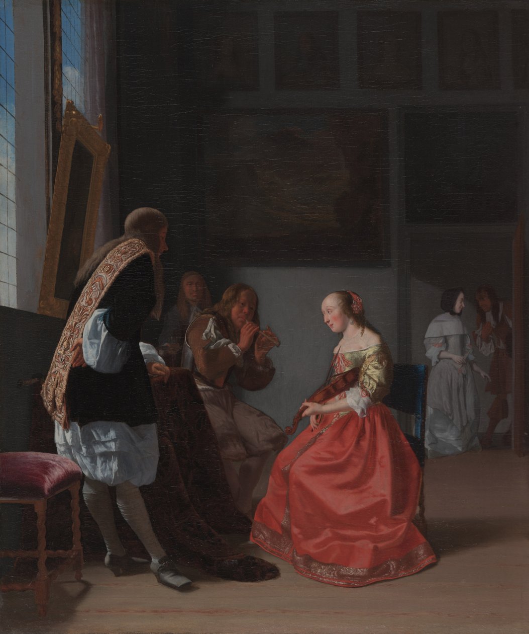 A Musical Company, 1668 körül (olaj, vászon) alkotó: Jacob Lucasz Ochtervelt