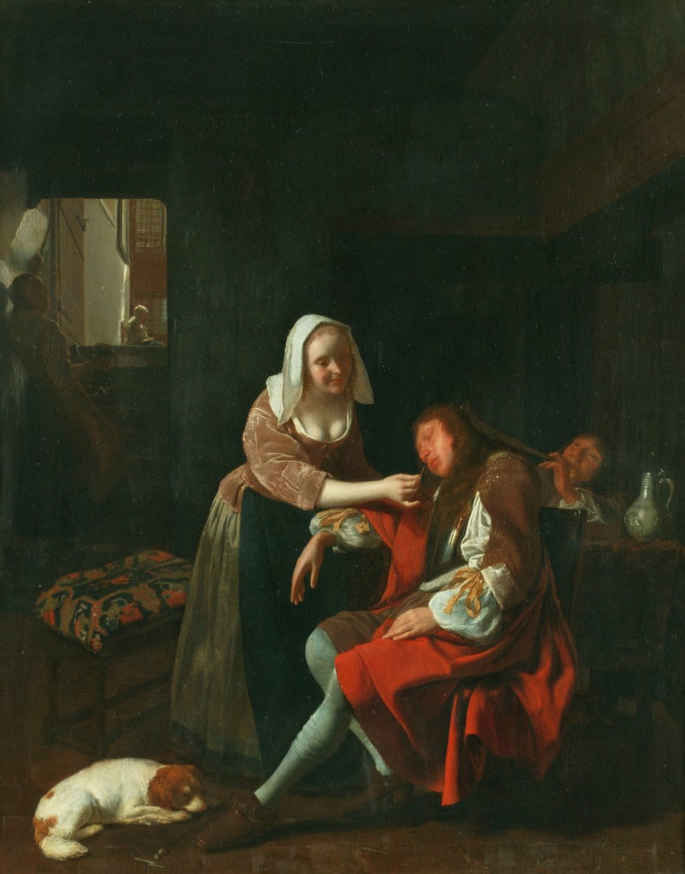 The Sleeping Cavalier alkotó: Jacob Lucasz Ochtervelt
