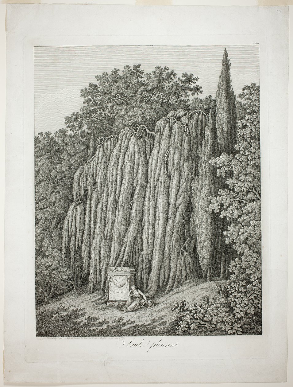 Szomorúfűz alkotó: Jacob Philipp Hackert