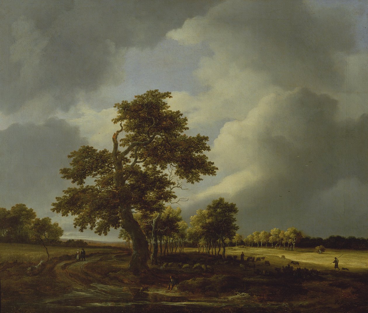 Tájkép alkotó: Jacob van Ruisdael