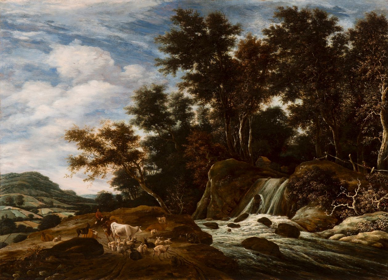 A Cascade alkotó: Jacob Salomonsz van Ruysdael