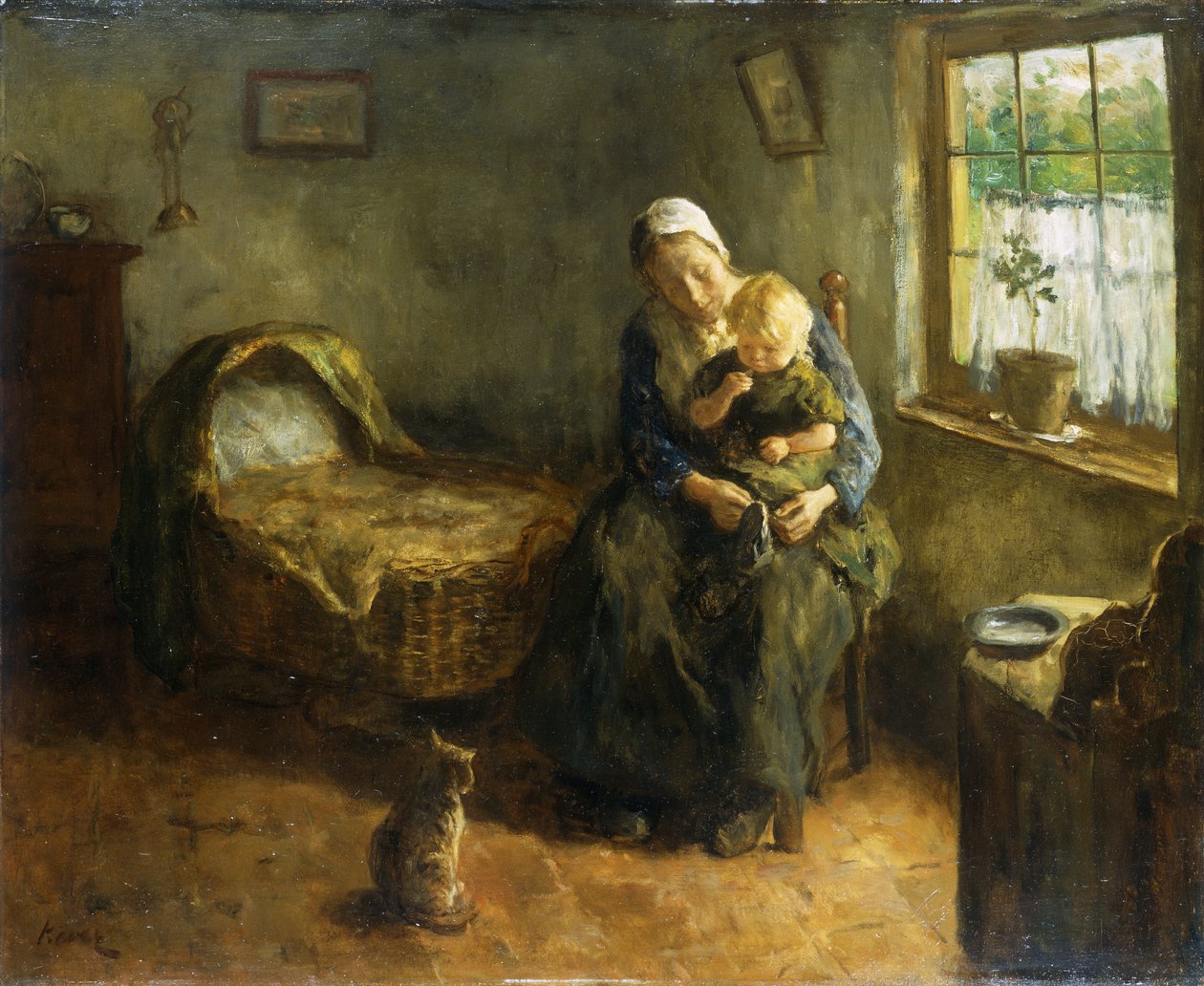 A baba öltöztetése, alkotó: Jacob Simon Kever