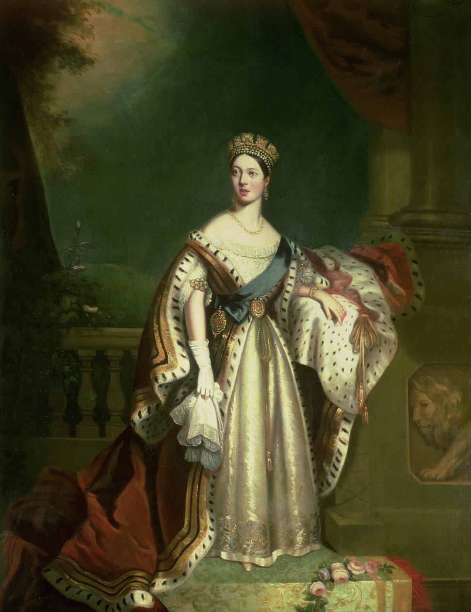 Viktória királynő (1819-1901) 1867 alkotó: Jacob Thompson