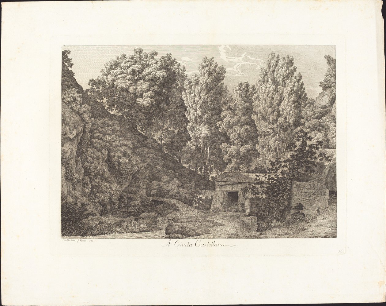 Cività Castilianhoz alkotó: Jacob Wilhelm Mechau