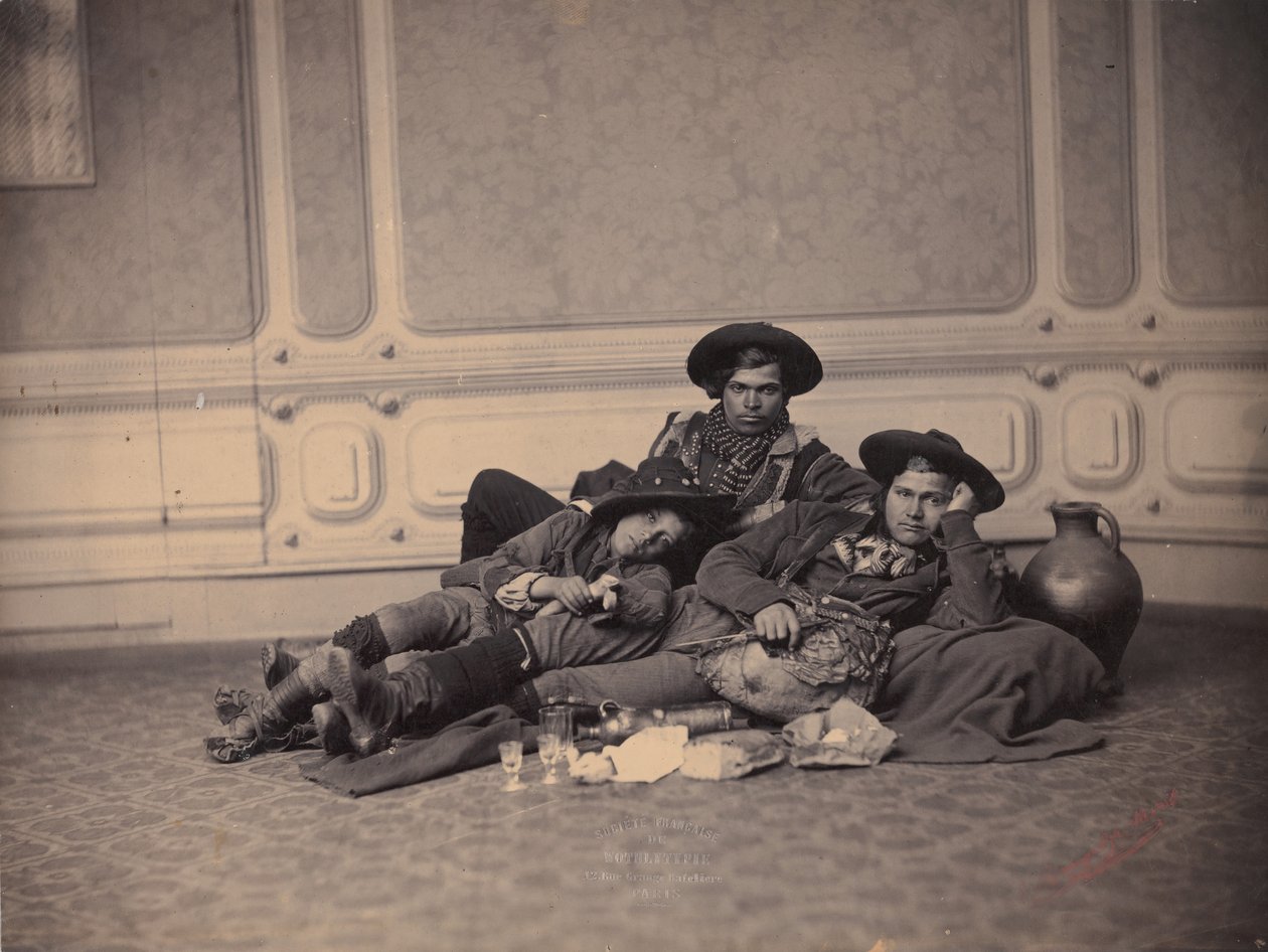 Pásztorok pifferari uzsonnával, 1864 körül. alkotó: Jacob Wothly