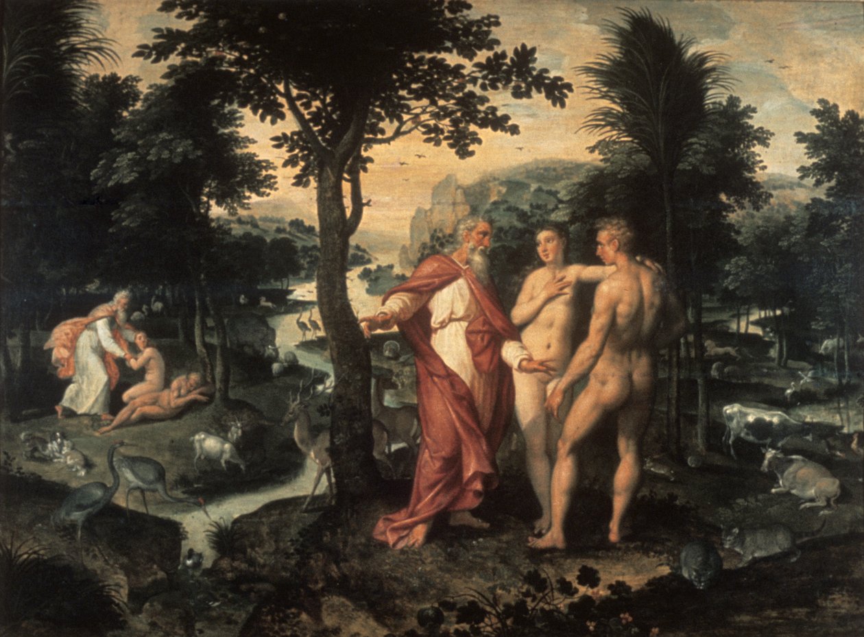 Az Éden kertje, 1580 alkotó: Jacob de Backer