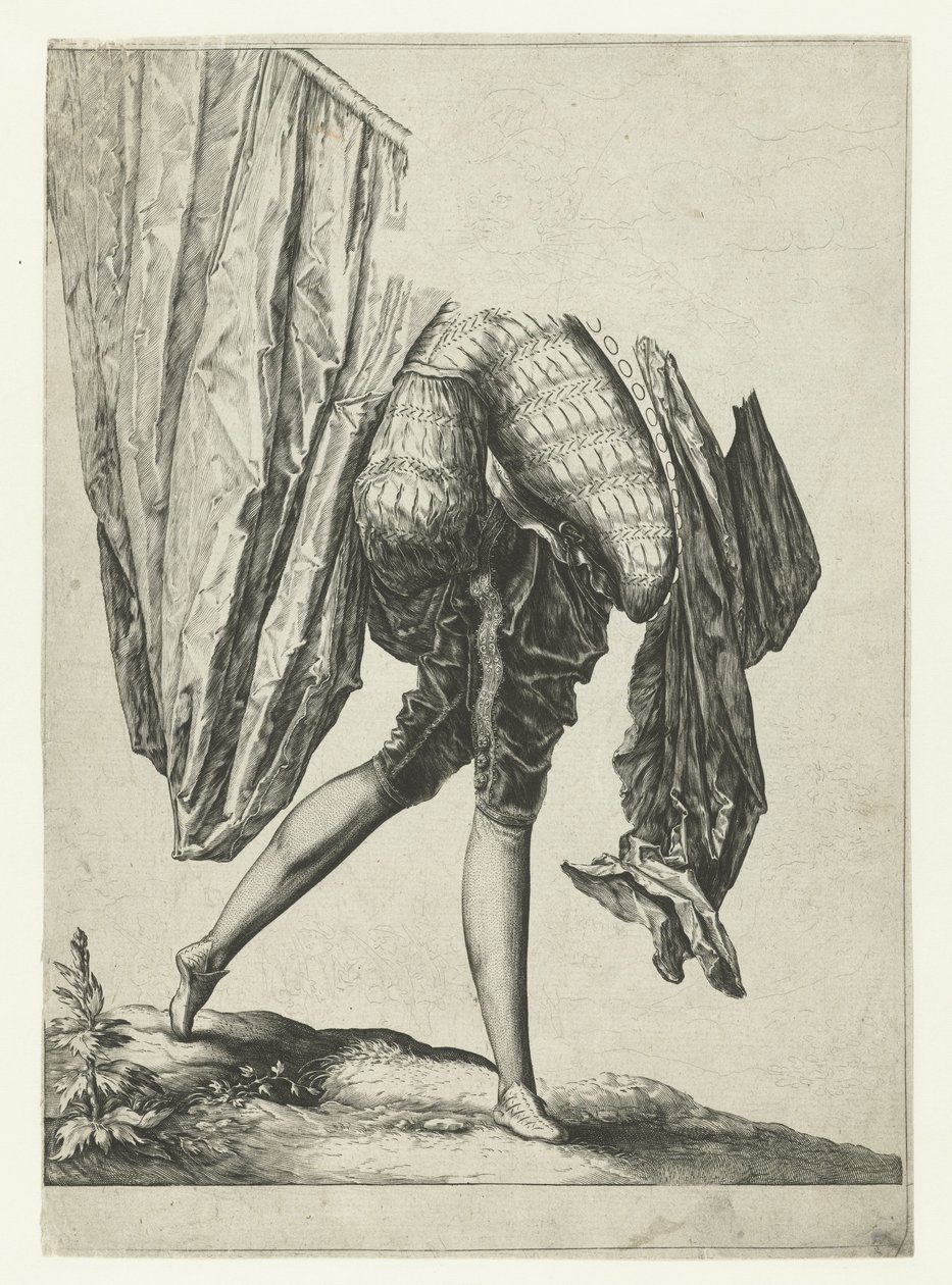 zászlós Tisztek és katonák (sorozat címe) alkotó: Jacob de Gheyn (II)