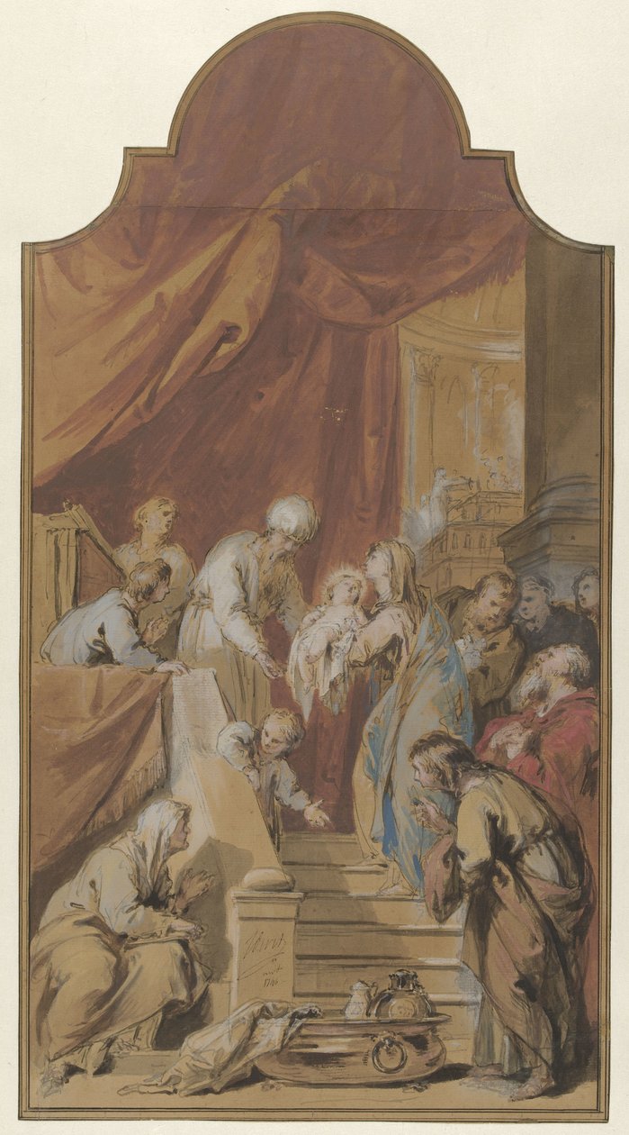 A feladat a templomban alkotó: Jacob de Wit