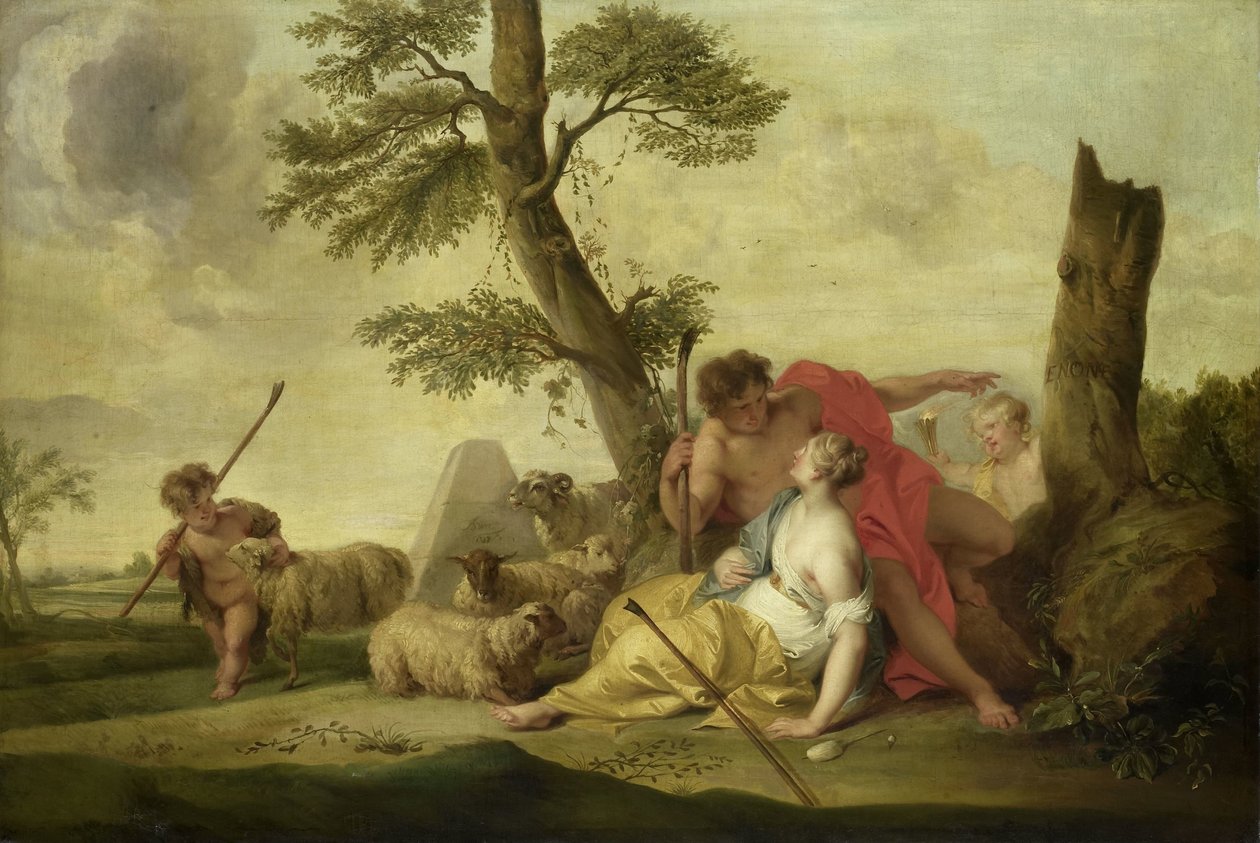 Párizs és Oenone alkotó: Jacob de Wit