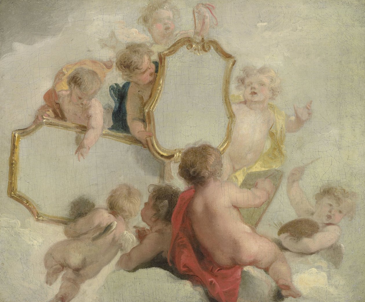 Putti tükrökkel alkotó: Jacob de Wit