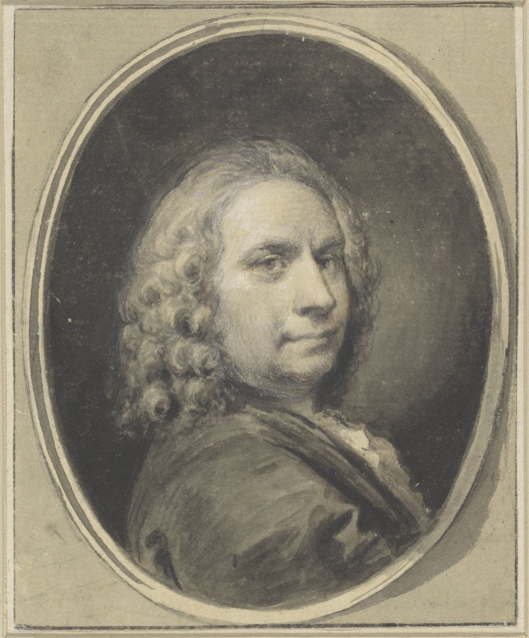 Jacob de Wit önarcképe alkotó: Jacob de Wit