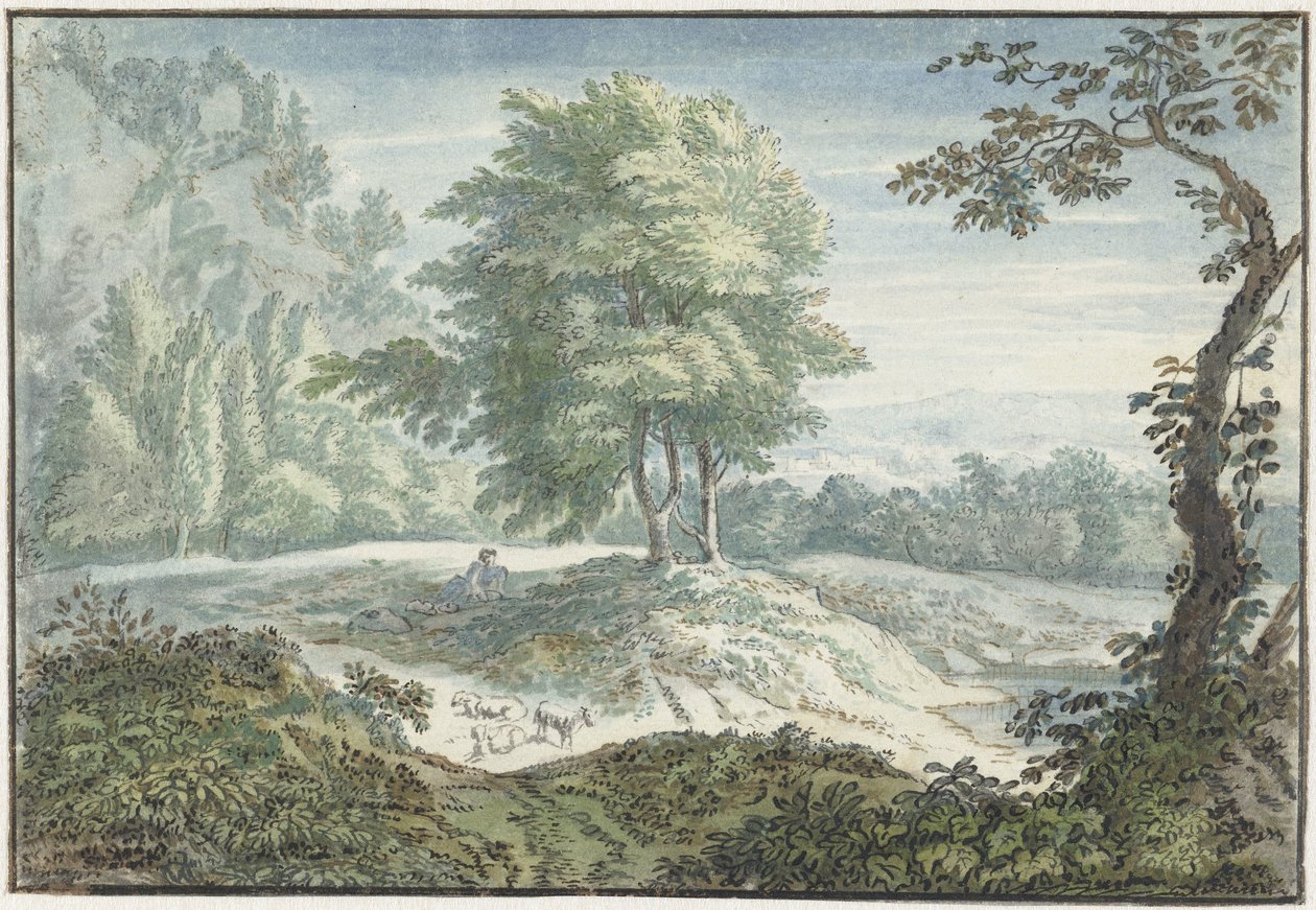 Táj juhokkal alkotó: Jacob van Liender