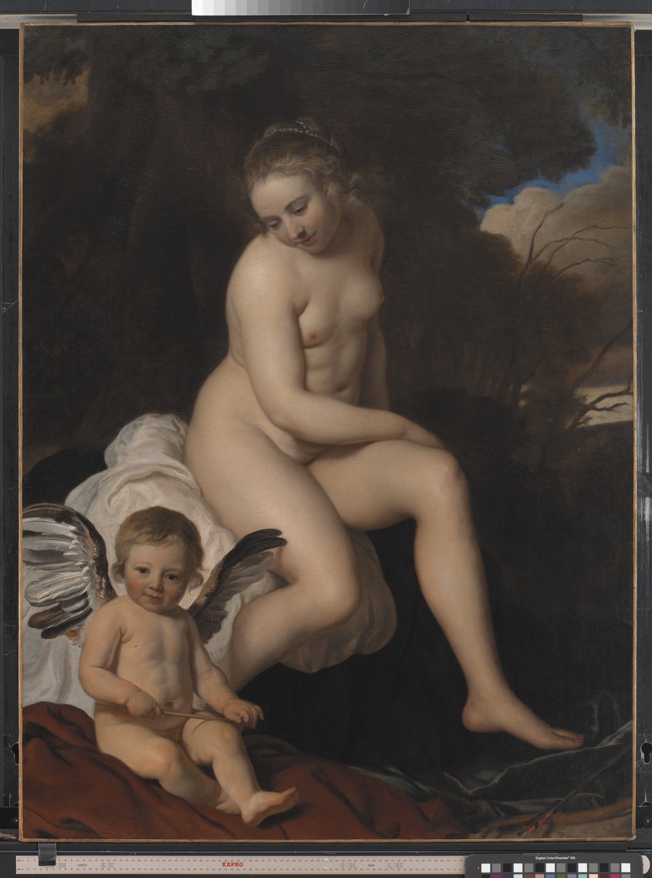Vénusz és Ámor alkotó: Jacob van Loo