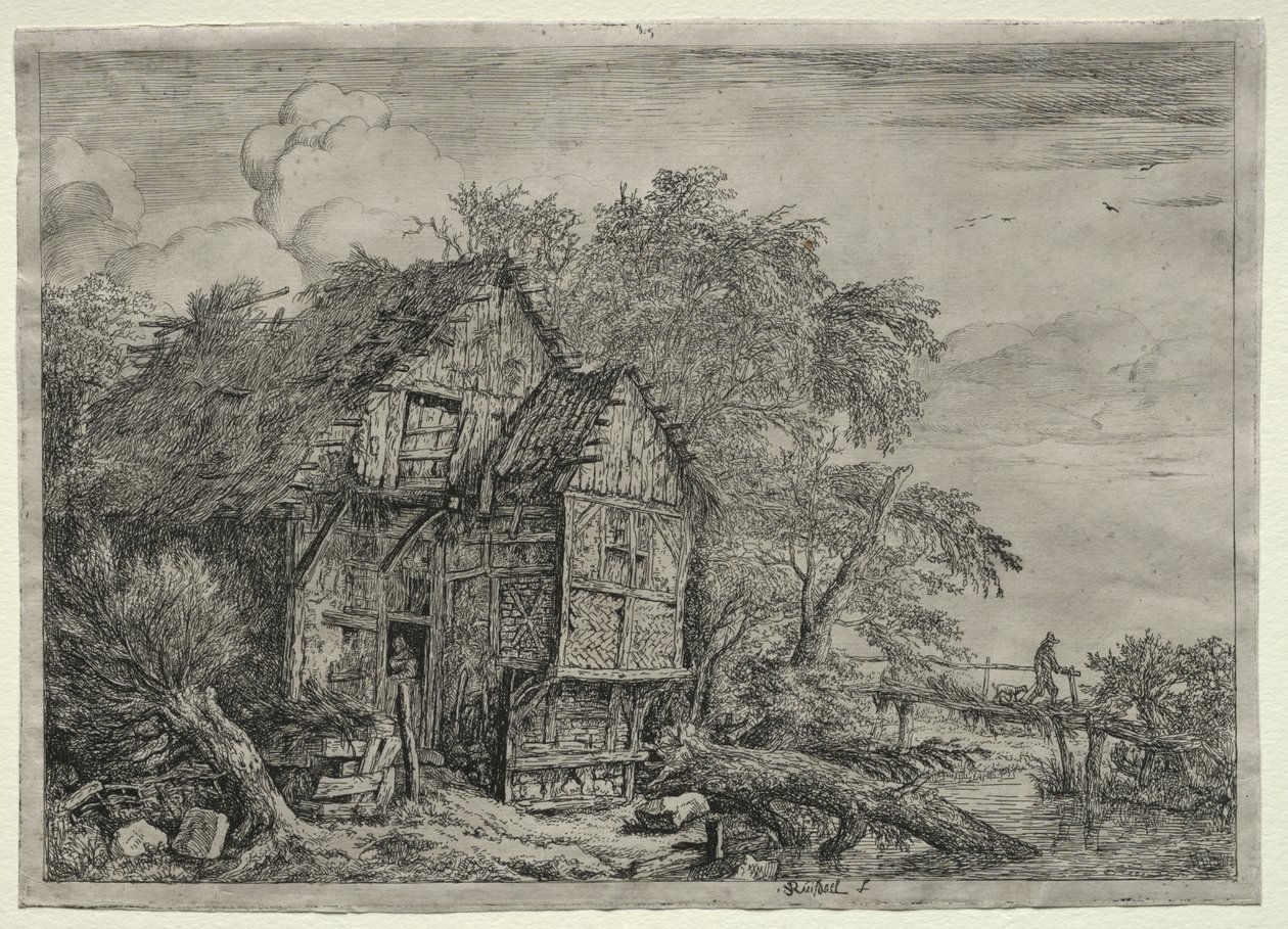 A Kis Híd alkotó: Jacob van Ruisdael