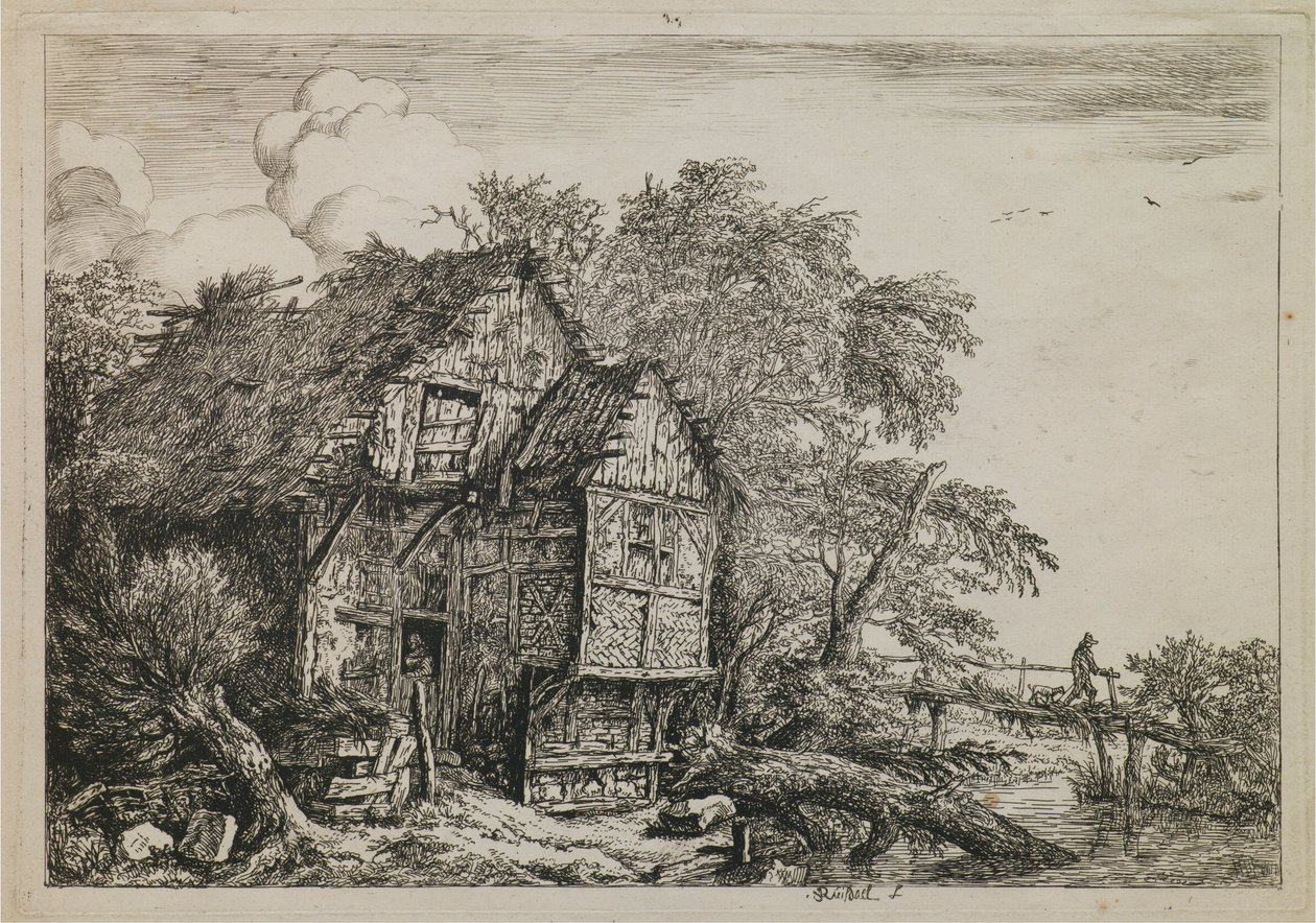 A Kis Híd alkotó: Jacob van Ruisdael