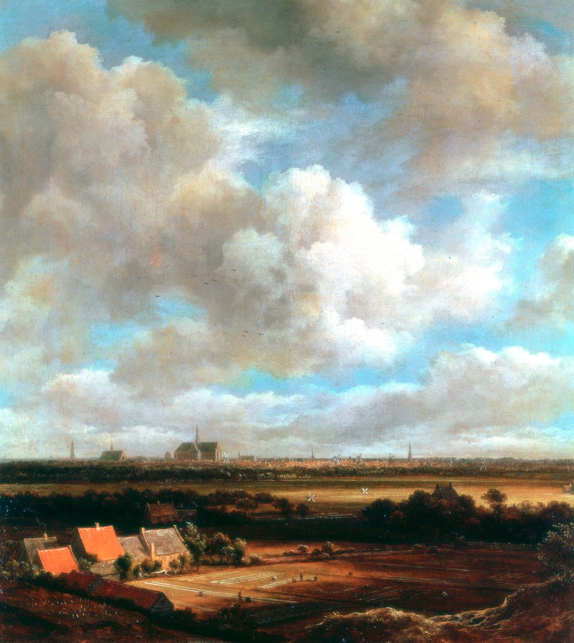 Haarlem látképe, 1670 alkotó: Jacob van Ruisdael