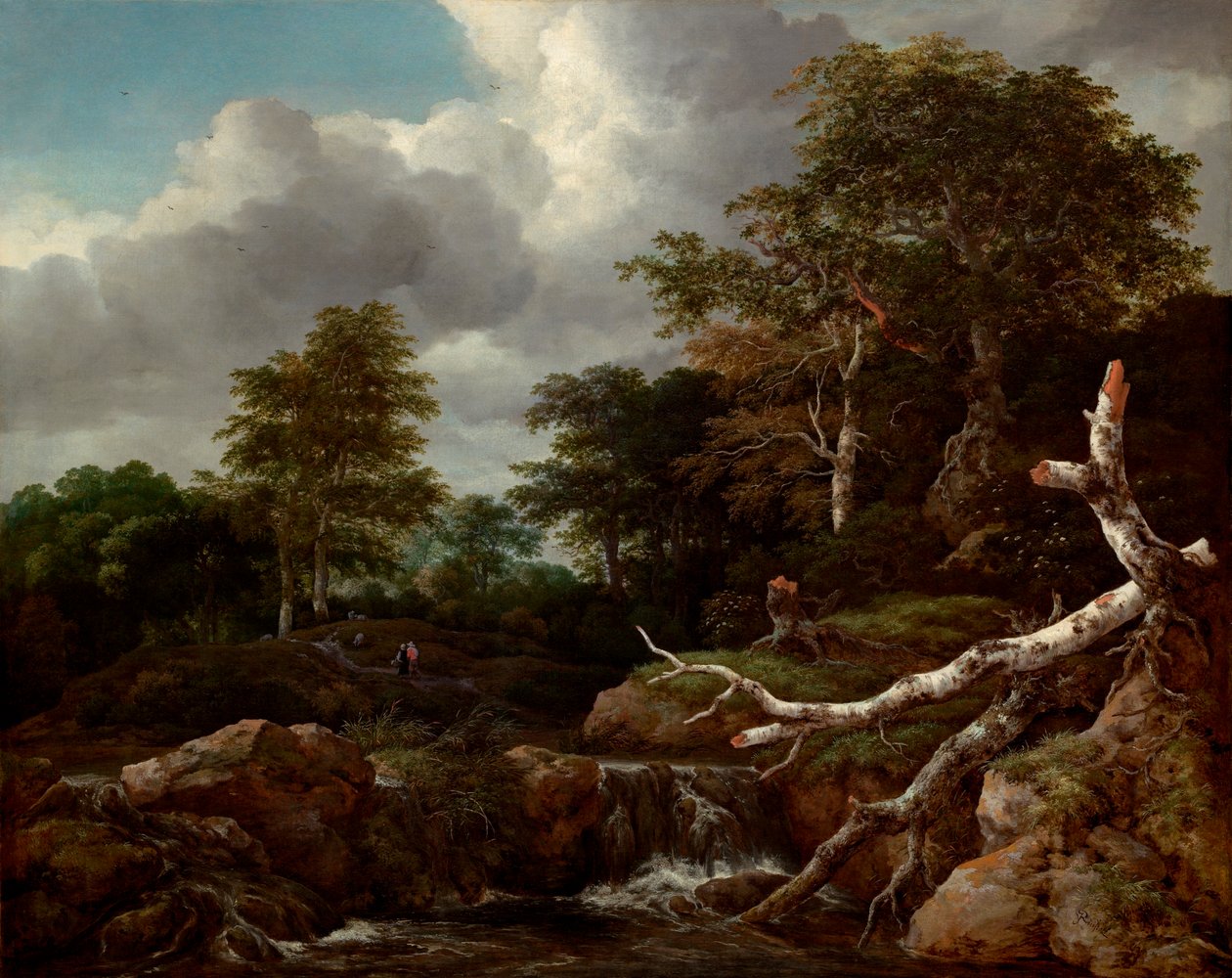 Waldszene alkotó: Jacob van Ruisdael