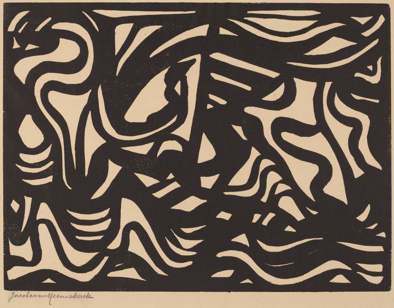 Összeállítás, 1921. alkotó: Jacoba van Heemskerck van Beest