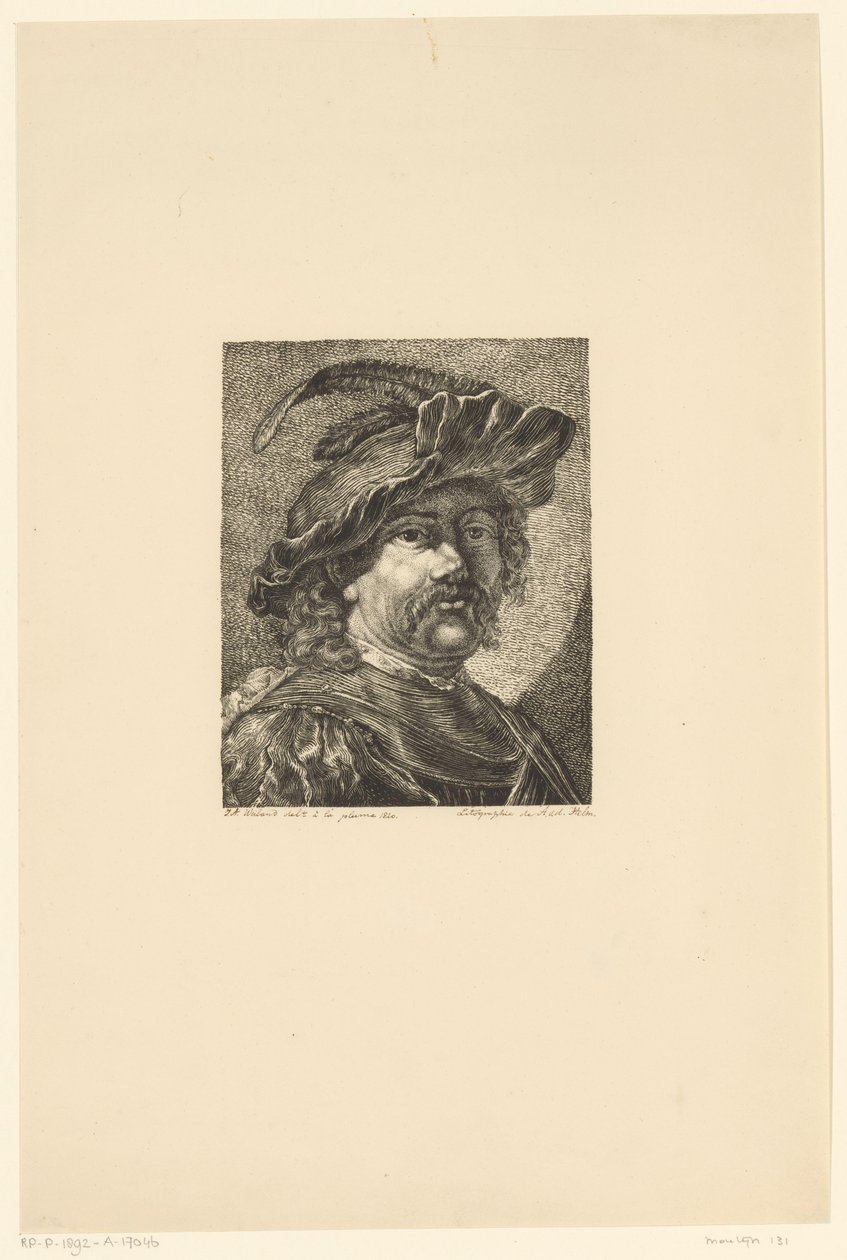 Rembrandt önarcképe alkotó: Jacobus Adrianus Weiland
