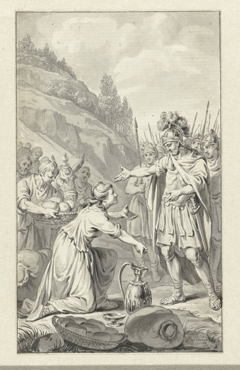 Dávid Abigailben alkotó: Jacobus Buys
