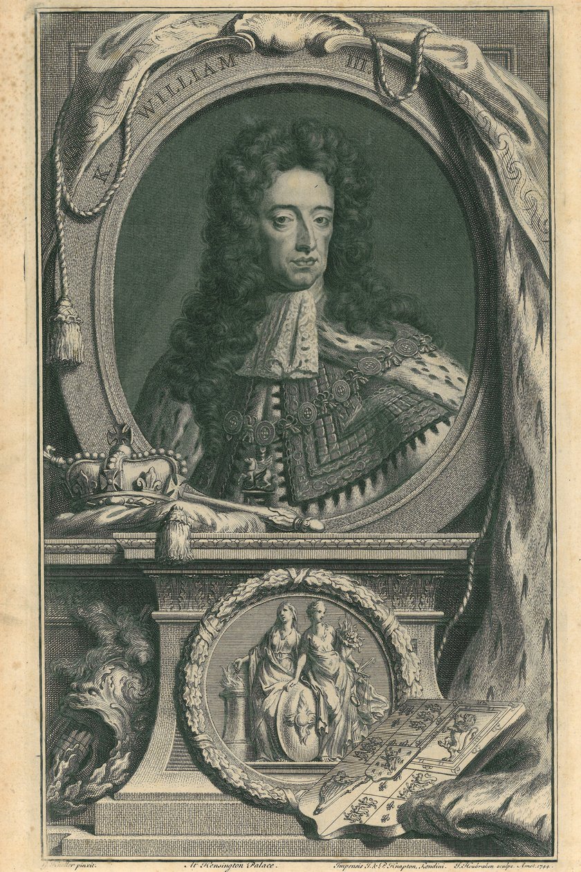 Vilmos III alkotó: Jacobus Houbracken