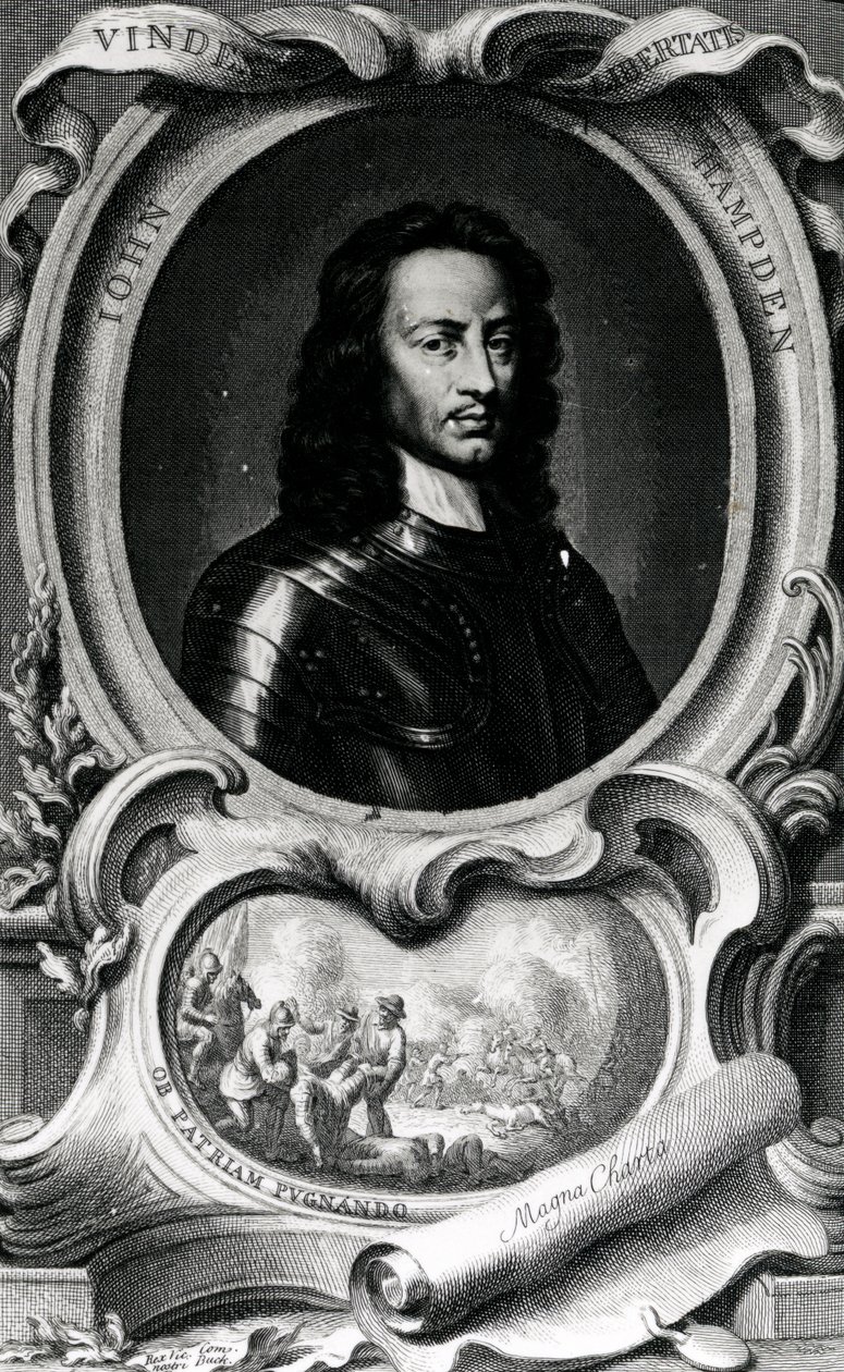John Hampden, 1740 alkotó: Jacobus Houbraken