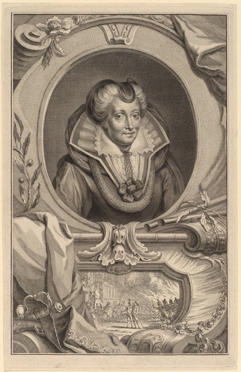 Louise de Coligny alkotó: Jacobus Houbraken