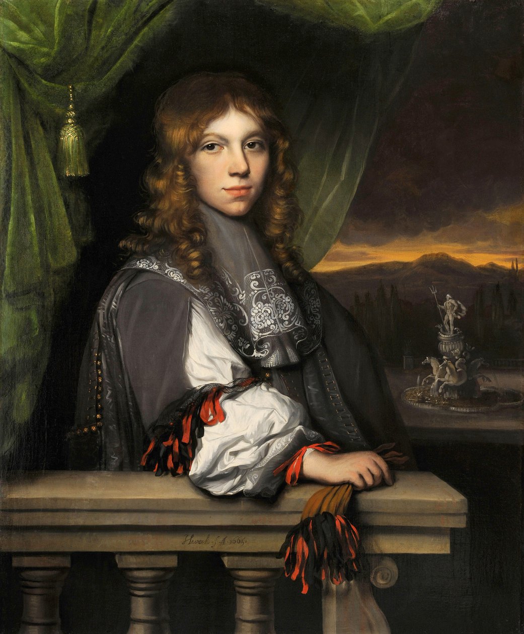 Mattheus van den Broucke portréja alkotó: Jacobus Leveck