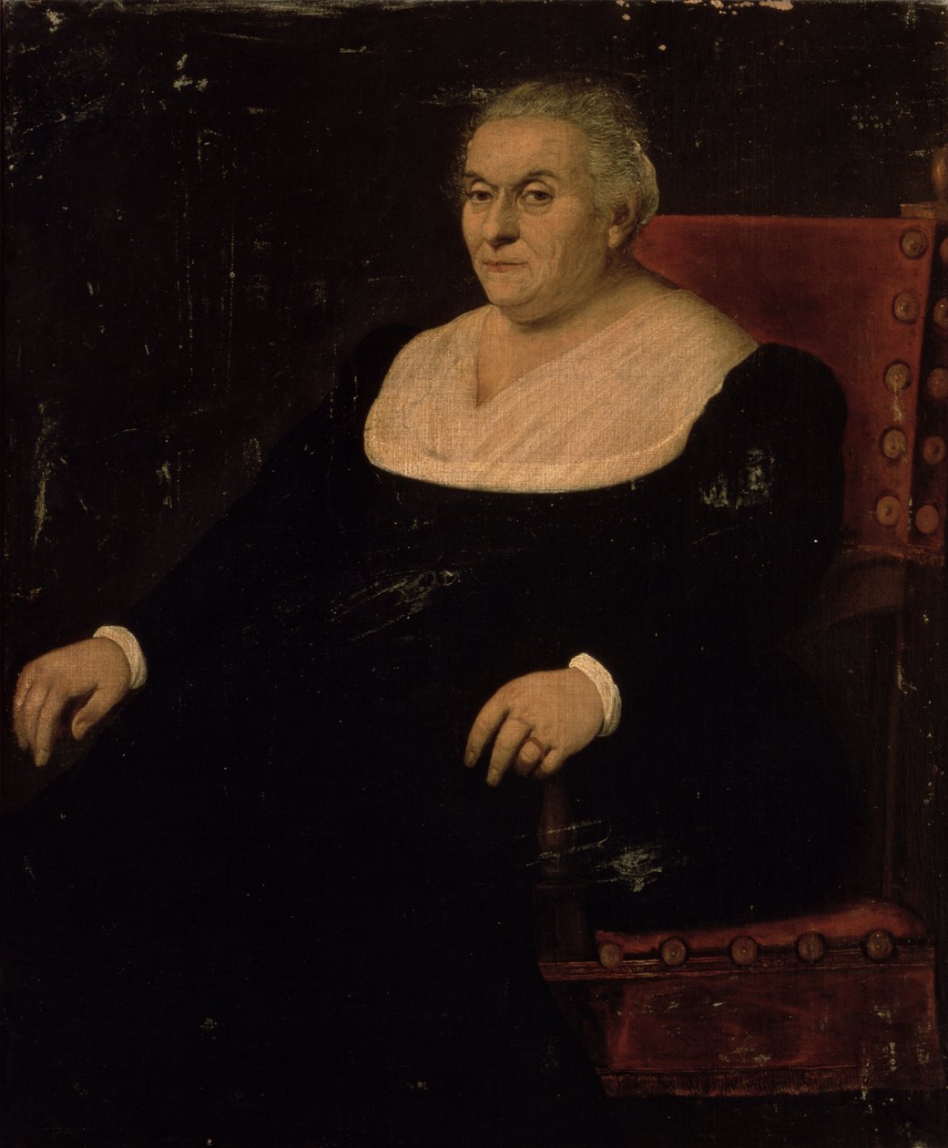 Egy nő portréja alkotó: Jacopo Bassano