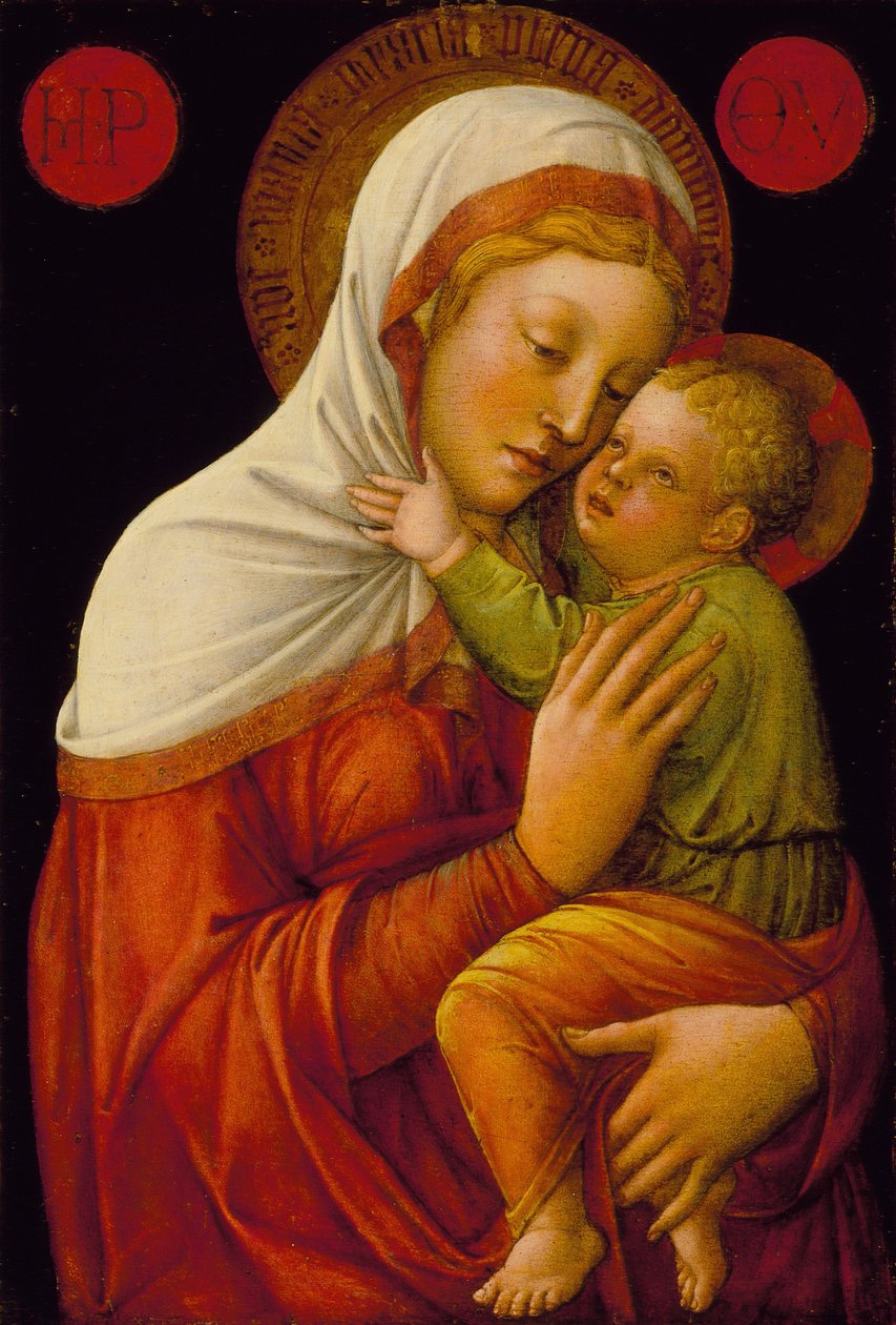 Madonna és gyermeke, 1465 körül alkotó: Jacopo Bellini
