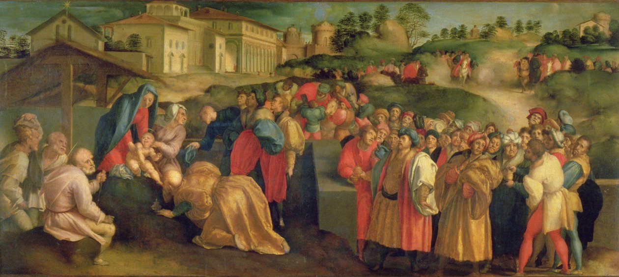 A bölcsek imádása alkotó: Jacopo Pontormo