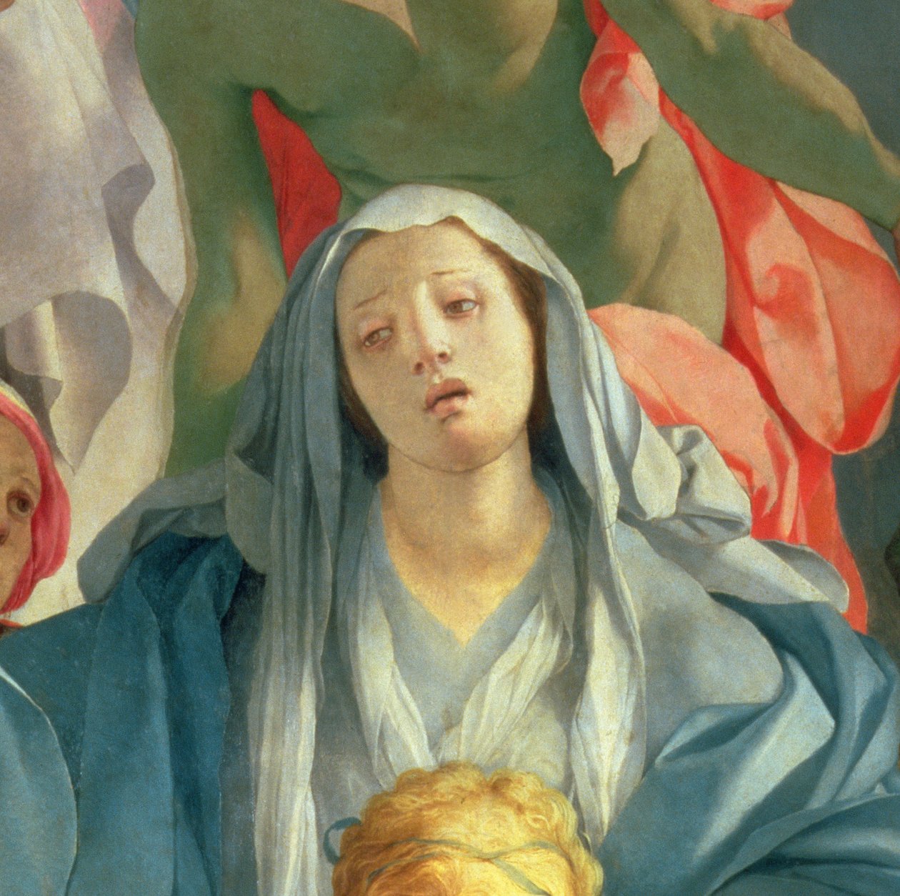 Krisztus letétele, 1525-28, 80052-es tábla részlete alkotó: Jacopo Pontormo