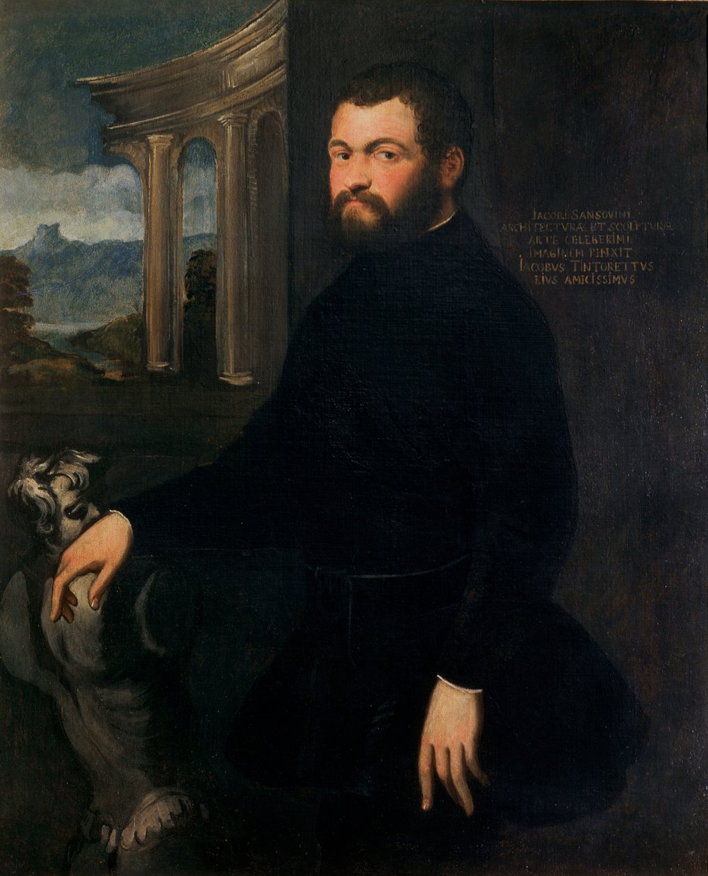 Jacopo Sansovino (1486-1570), eredetileg Tatti, szobrász és állami építész Velencében alkotó: Jacopo Robusti Tintoretto