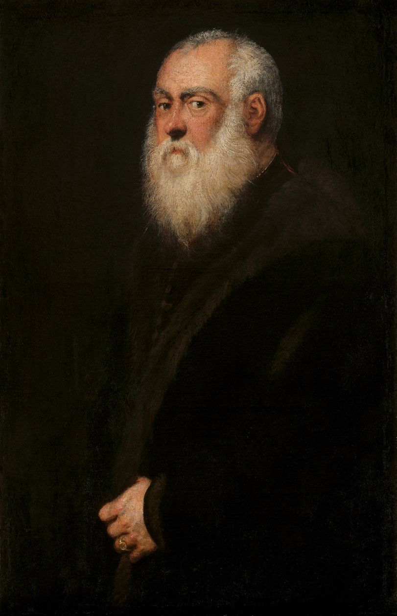 Férfi, fehér szakállal alkotó: Jacopo Robusti Tintoretto