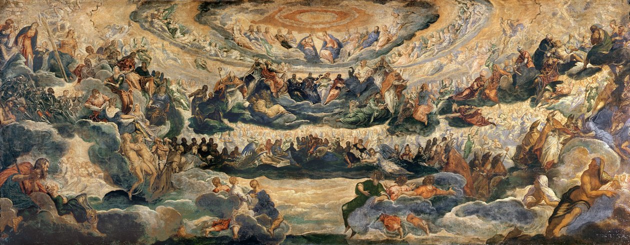 Study for Paradise (lásd még: 60846) alkotó: Jacopo Robusti Tintoretto
